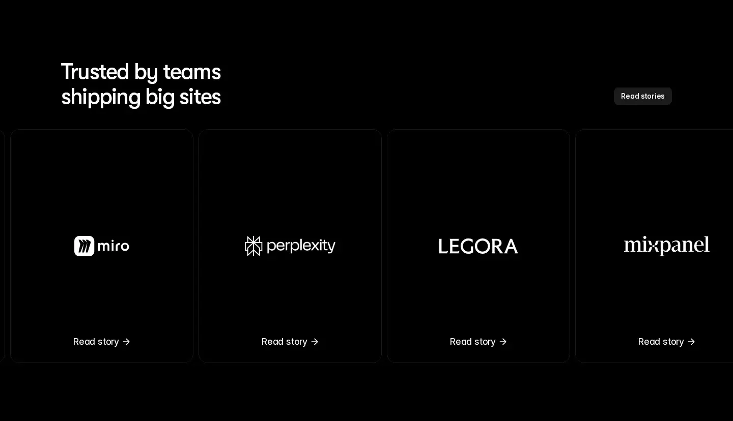 Framer testimonials section