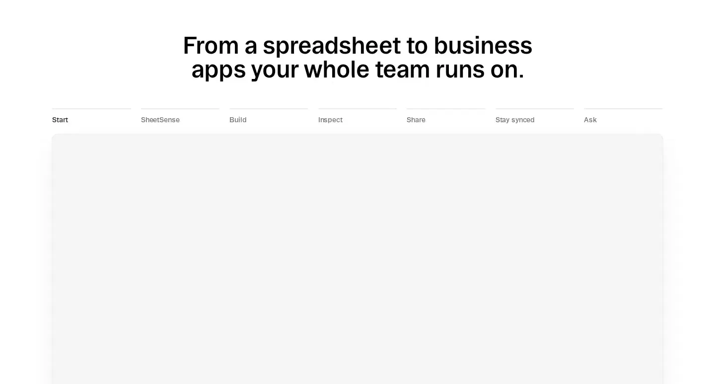 Glide features section