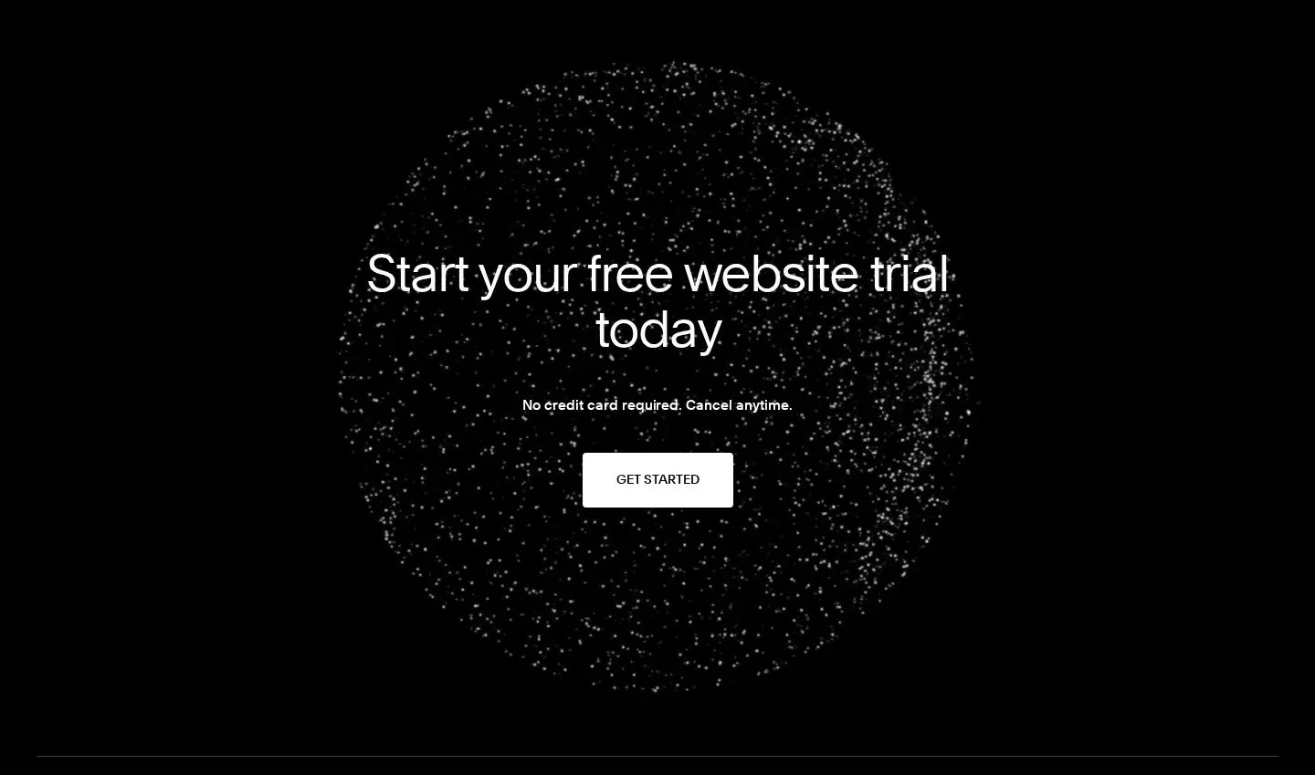 Squarespace cta section